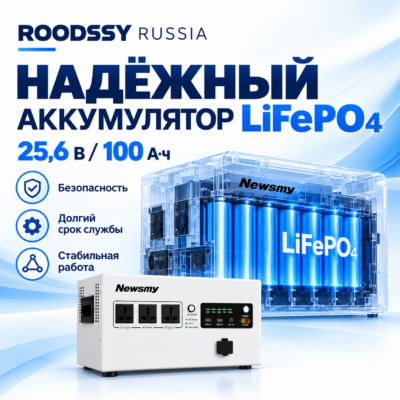Портативная электростанция Newsmy H2000, 2000 Вт, 2560 Вт·ч
